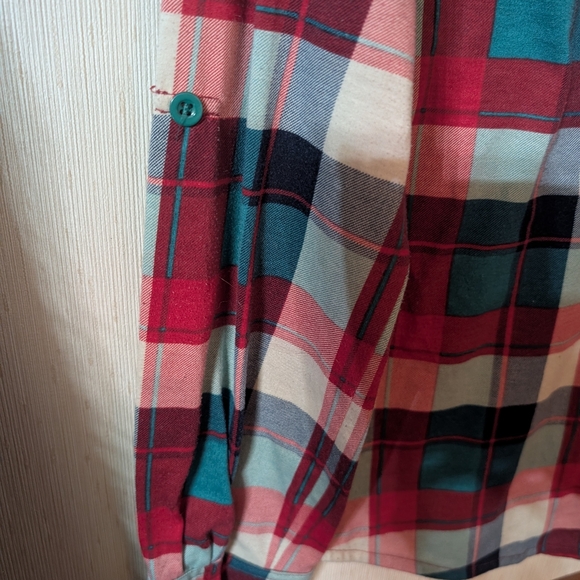 Plaid Button-Up Shirt - Picture 3 of 7